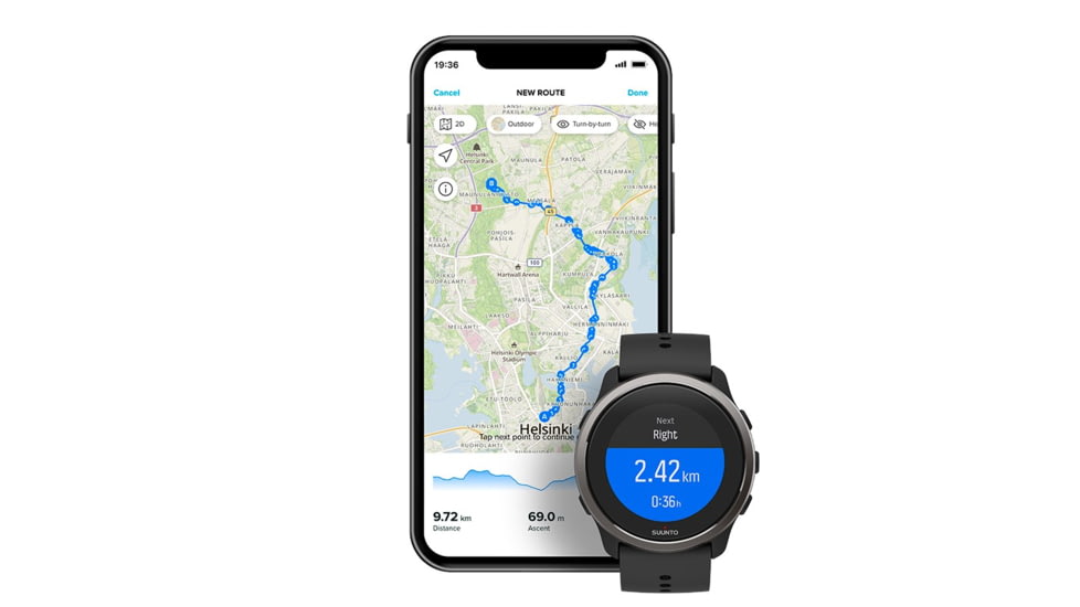 Suunto 5 Peak Watches, Black, SS050726000