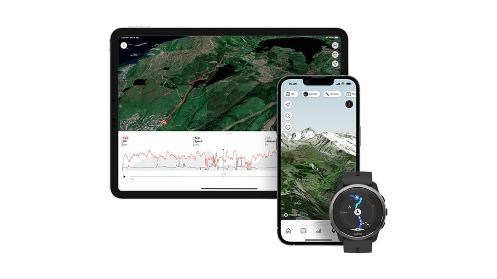 Suunto 5 Peak Watches, Black, SS050726000