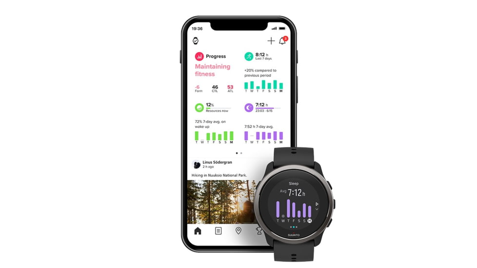 Suunto 5 Peak Watches, Ochre, SS050731000