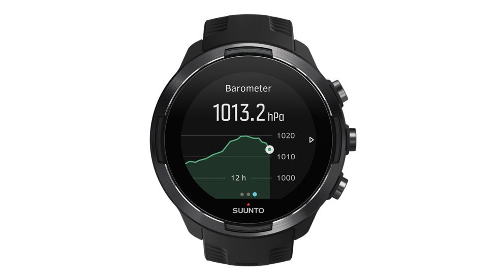 Suunto 9 G1 Baro Durable Multisport GPS Watch, Black, w/o Smart Sensor and Heart Rate Belt SS050019000
