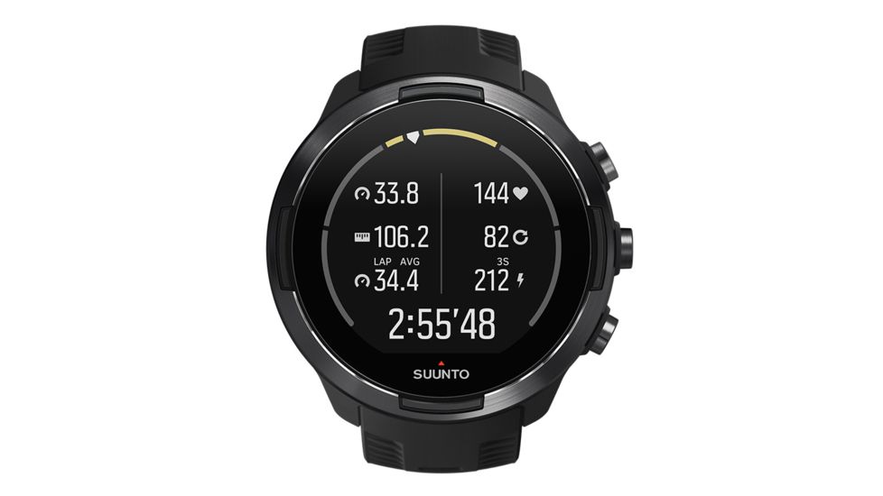 Suunto 9 G1 Baro Durable Multisport GPS Watch, Black, w/o Smart Sensor and Heart Rate Belt SS050019000