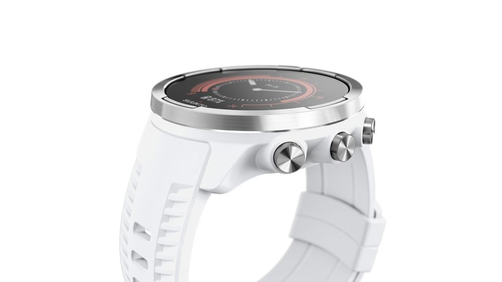 Suunto 9 G1 Baro Durable Multisport GPS Watch, White, w/o Smart Sensor and Heart Rate Belt SS050021000