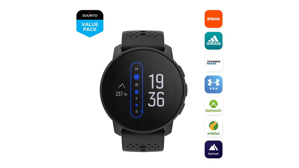 Suunto 9 Peak Watches, Black, SS050522000