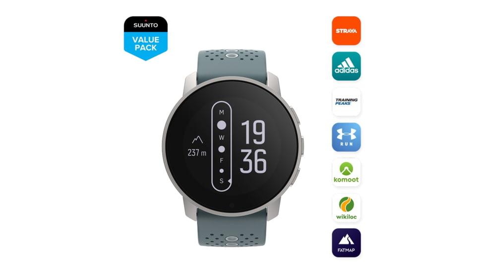 Suunto 9 Peak Watches, Moss Gray, SS050524000