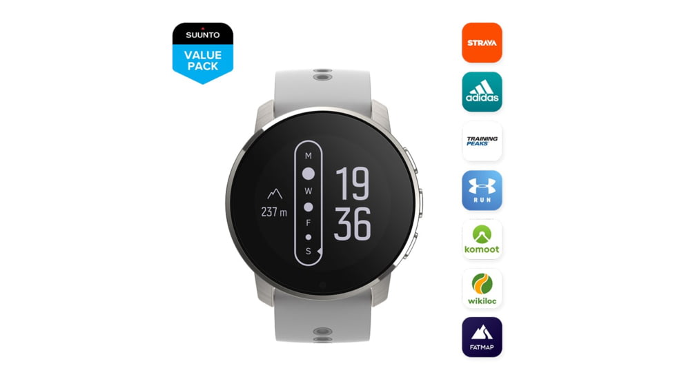 Suunto 9 Peak Watches, White Titanium, SS050519000