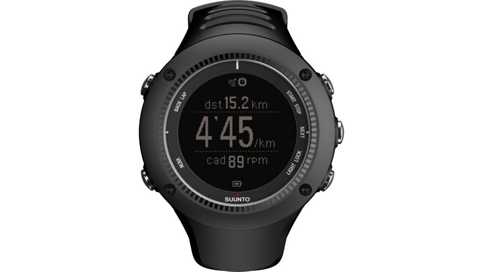 Suunto AMBIT2 R HR Watch with Heart Rate Comfort Belt, Black, One Size SS020655000