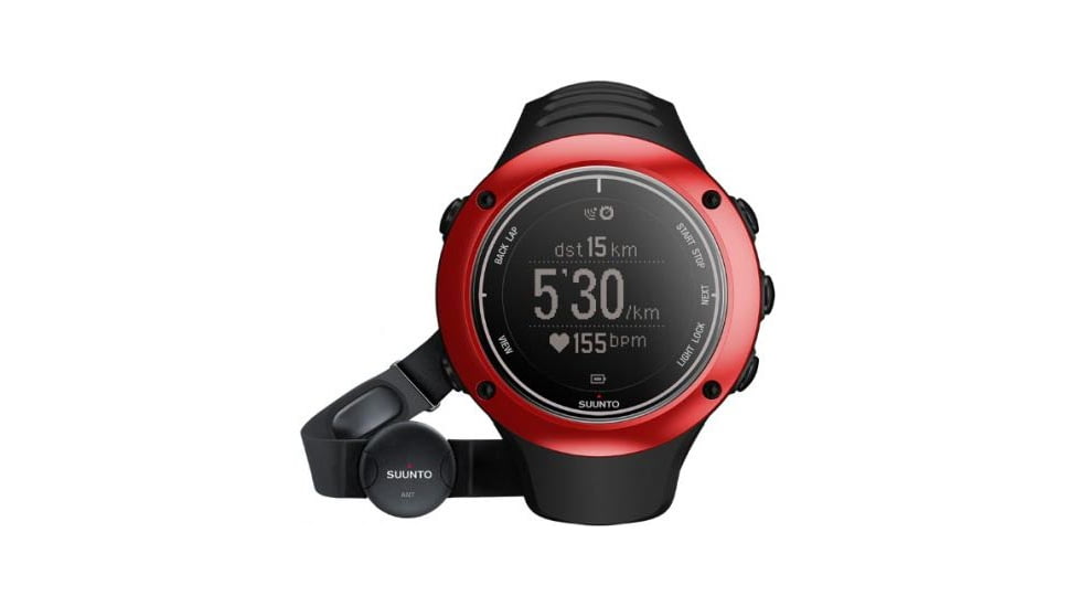 Suunto Ambit2 S Red w/ Heart Rate Monitor, Red SS019209000