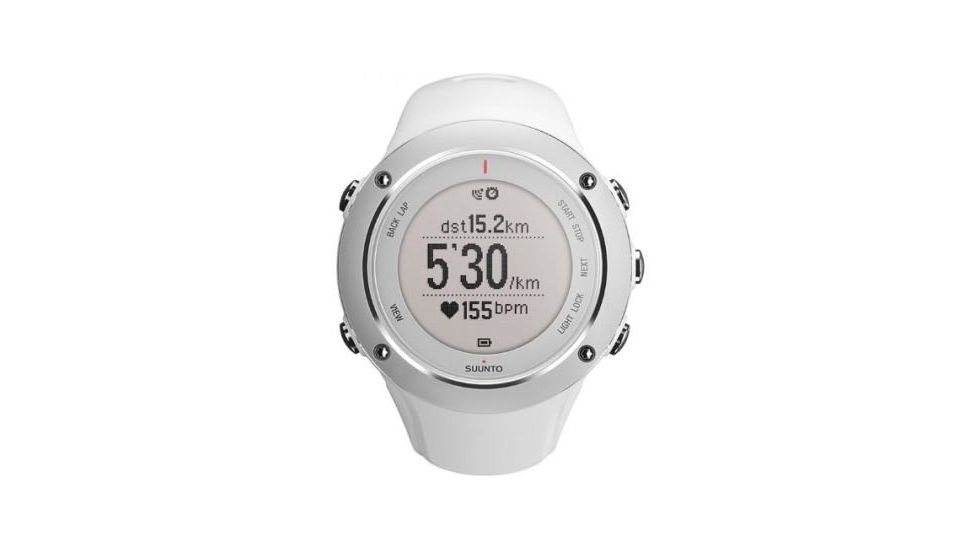 Suunto Ambit2 S White GPS Watch w/ Heart Rate Strap SS020552000