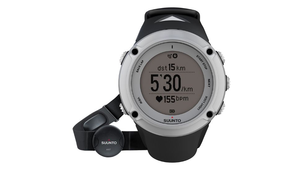 Suunto Ambit2 Silver w/ Heart Rate Monitor, Silver SS019651000