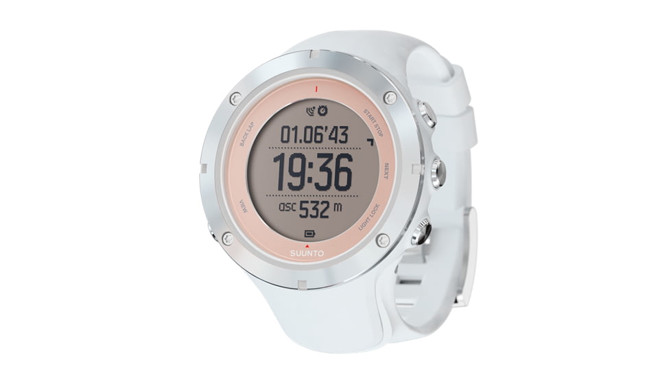 Suunto Ambit3 Sport Watch w/ GPS, Compass, and Heart Rate Function, Sapphire/White, HR w/ Smart Belt SS020672000