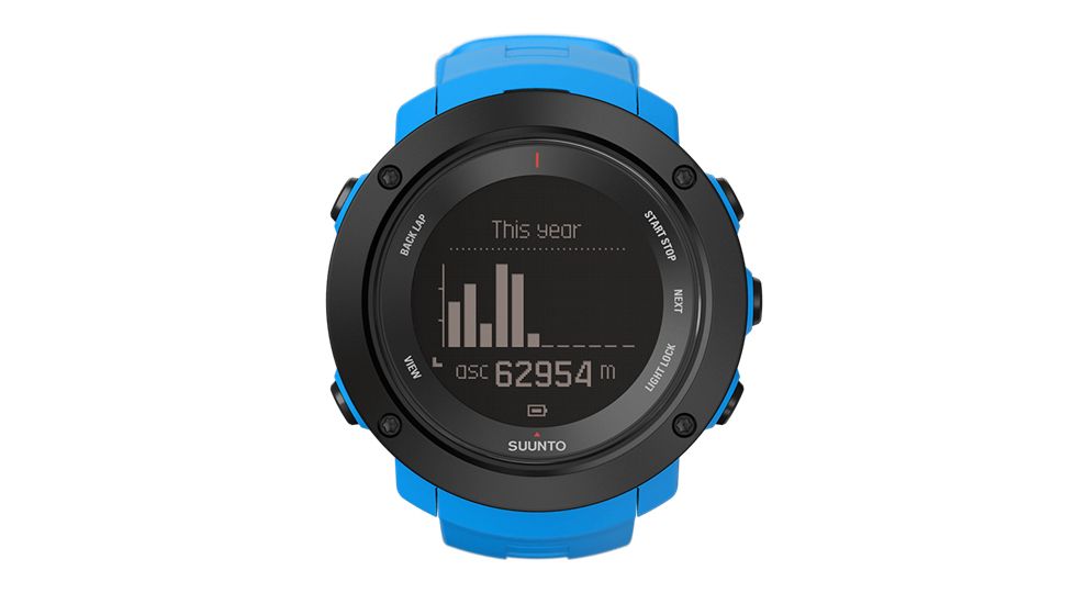 Suunto Ambit3 Vertical GPS Watch with Heart Rate Monitor, Blue, SS021968000