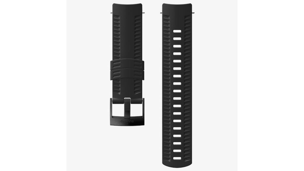 Suunto Athletic 2 24mm Silicone Strap, Black, M SS050105000