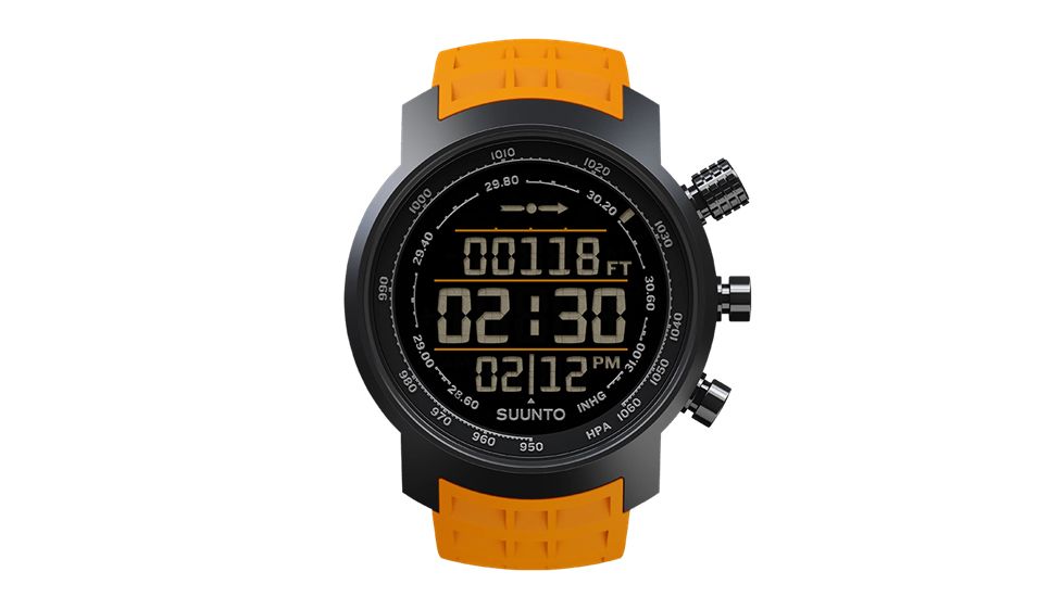 Suunto Elementum Terra Rubber Premium Sports Watch For Urban And Mountain Life, Amber SS019172000