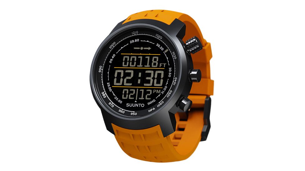 Suunto Elementum Terra Rubber Premium Sports Watch For Urban And Mountain Life, Amber SS019172000