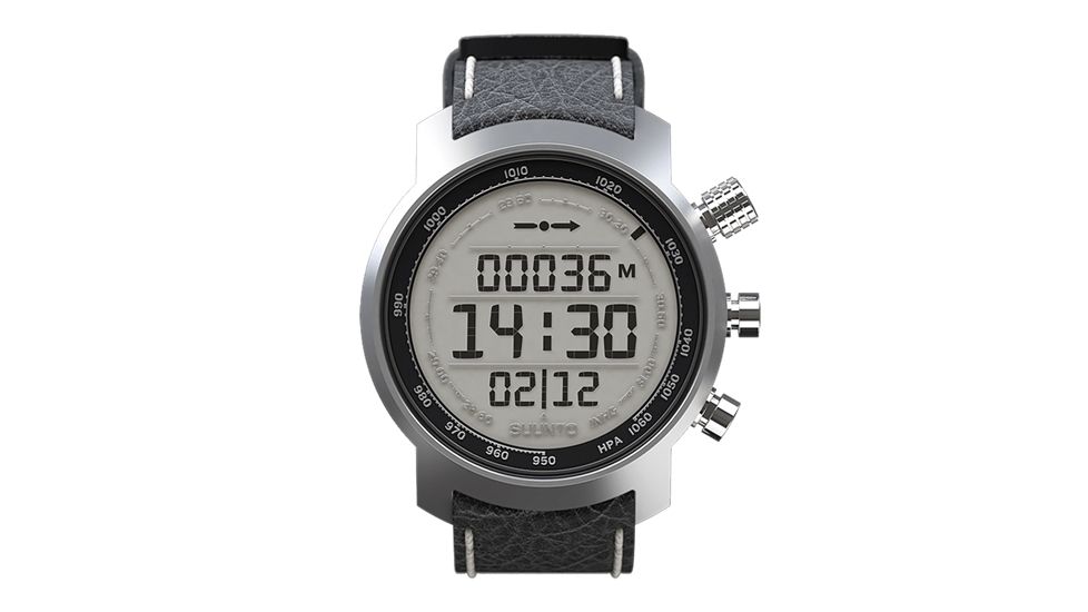 Suunto Elementum Terra Watch, Leather Band, Light Face SS014523000
