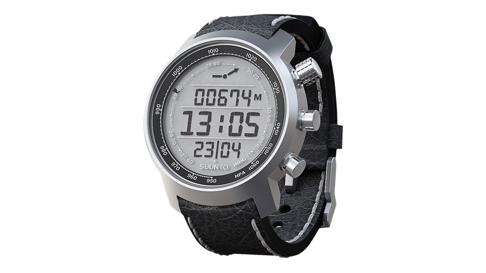 Suunto Elementum Terra Watch, Leather Band, Light Face SS014523000