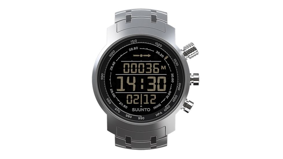 Suunto Elementum Terra Watch, Steel Band, Dark Face SS014521000
