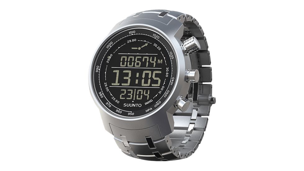 Suunto Elementum Terra Watch, Steel Band, Dark Face SS014521000