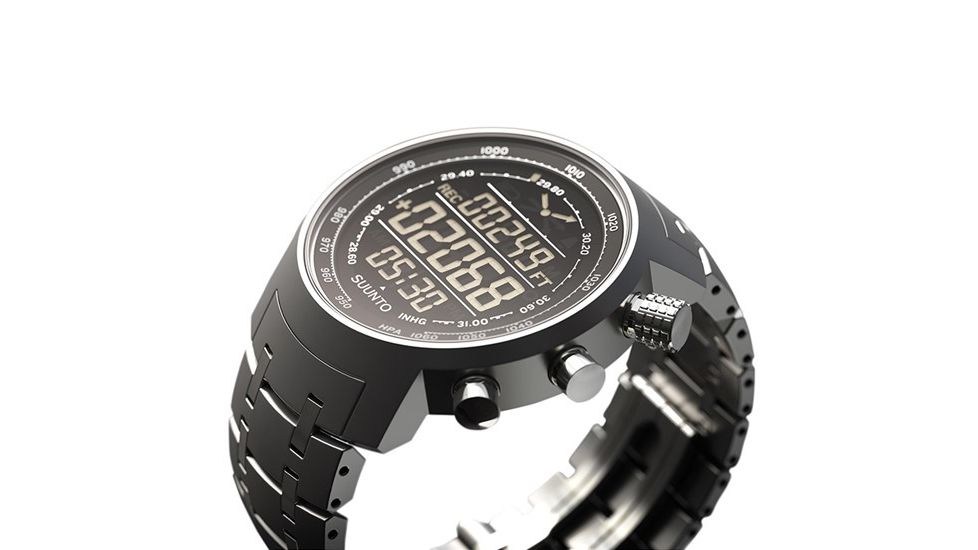Suunto Elementum Terra Watch, Steel Band, Dark Face SS014521000