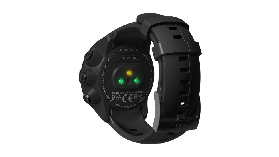 Suunto Spartan Sport Wrist Heart Rate Watch, All Black, SS022662000