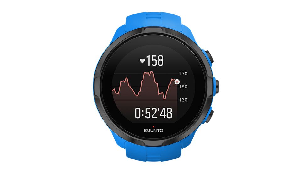 Suunto Spartan Sport Wrist Heart Rate Watch, Blue, SS022663000