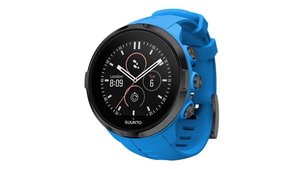 Suunto Spartan Sport Wrist Heart Rate Watch, Blue, SS022663000