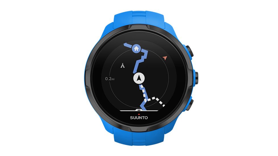 Suunto Spartan Sport Wrist Heart Rate Watch, Blue, SS022663000