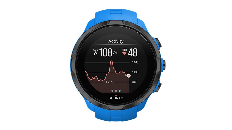 Suunto Spartan Sport Wrist Heart Rate Watch, Blue, SS022663000