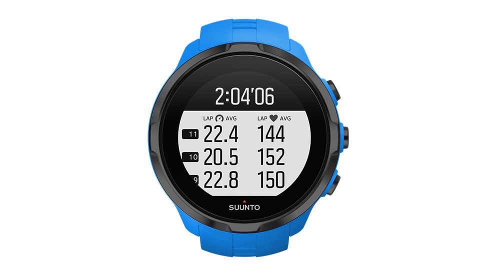 Suunto Spartan Sport Wrist Heart Rate Watch, Blue, SS022663000