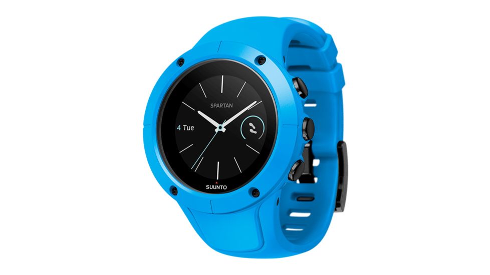 Suunto Spartan Trainer Wrist HR Sports Watch, Blue SS023002000