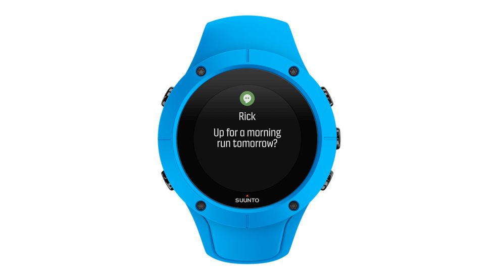 Suunto Spartan Trainer Wrist HR Sports Watch, Blue SS023002000