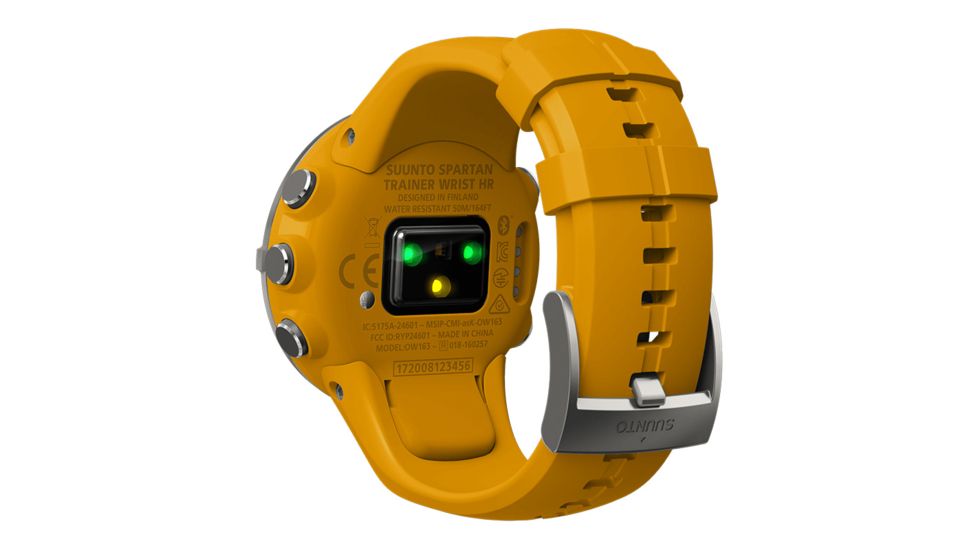 Suunto Spartan Trainer Wrist HR Sports Watch, Amber SS023408000