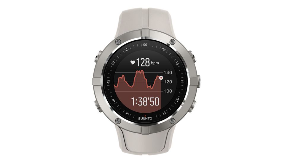 Suunto Spartan Trainer Wrist HR Sports Watch, Sandstone SS023409000