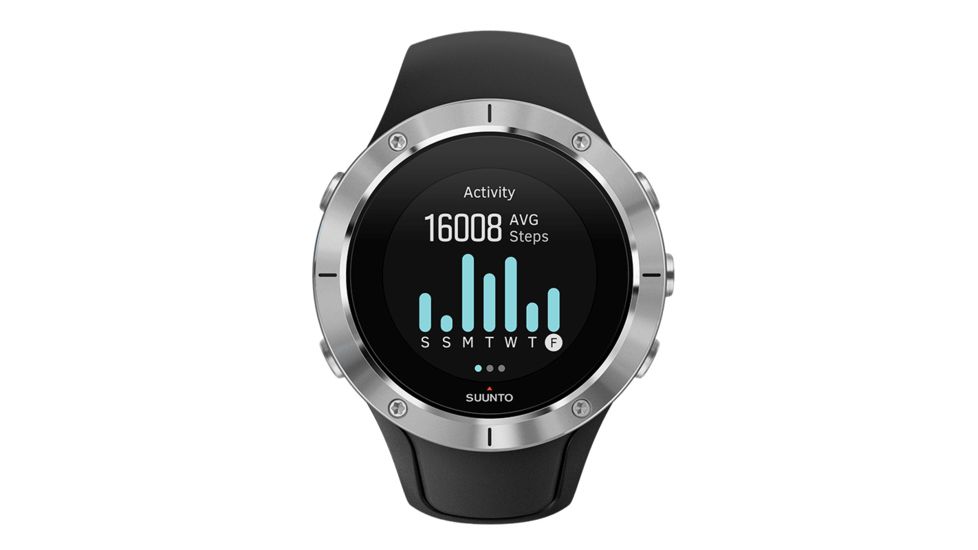 Suunto Spartan Trainer Wrist HR Sports Watch, Steel SS023425000
