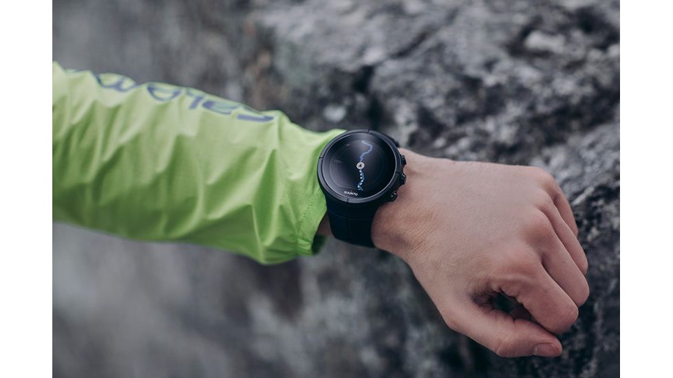 Suunto Spartan Ultra All Titanium Chest HR Multisport Watch, Black SS022654000