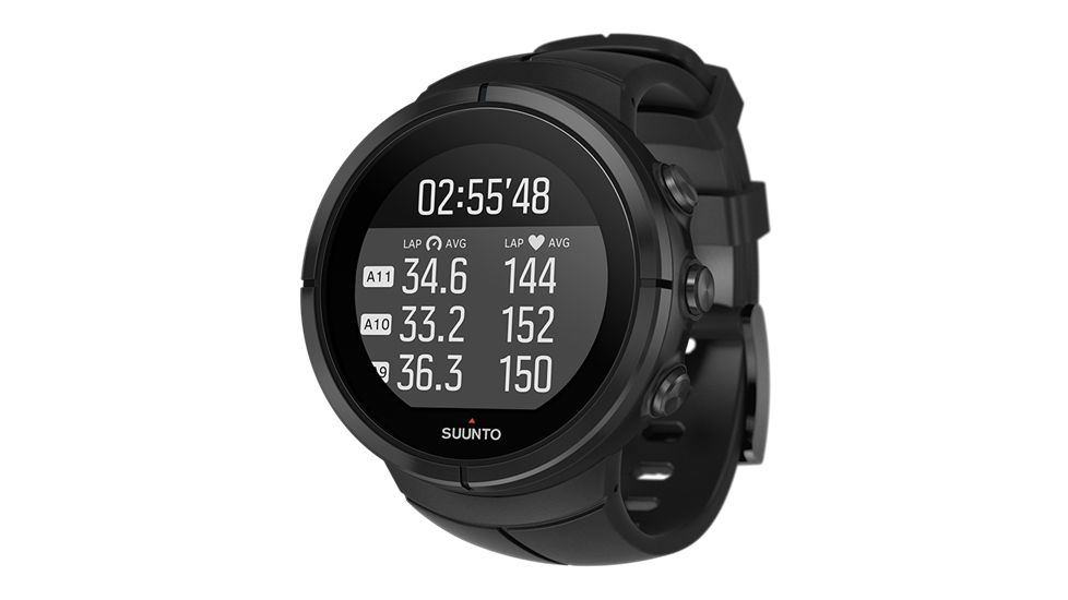 Suunto Spartan Ultra All Titanium Chest HR Multisport Watch, Black SS022654000