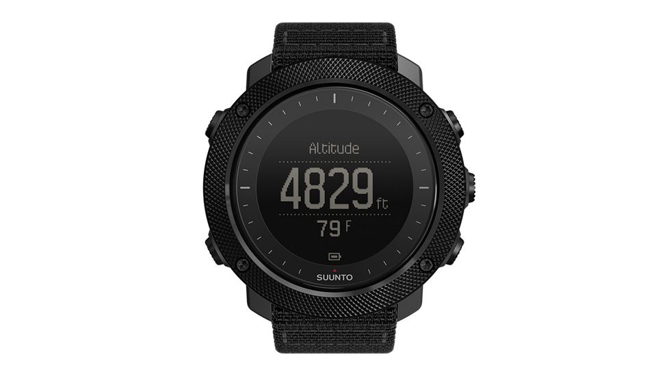 Suunto Traverse Alpha Stealth, Black, One Size SS022469000