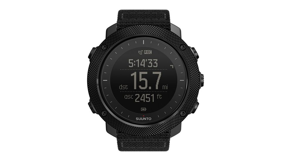Suunto Traverse Alpha Stealth, Black, One Size SS022469000
