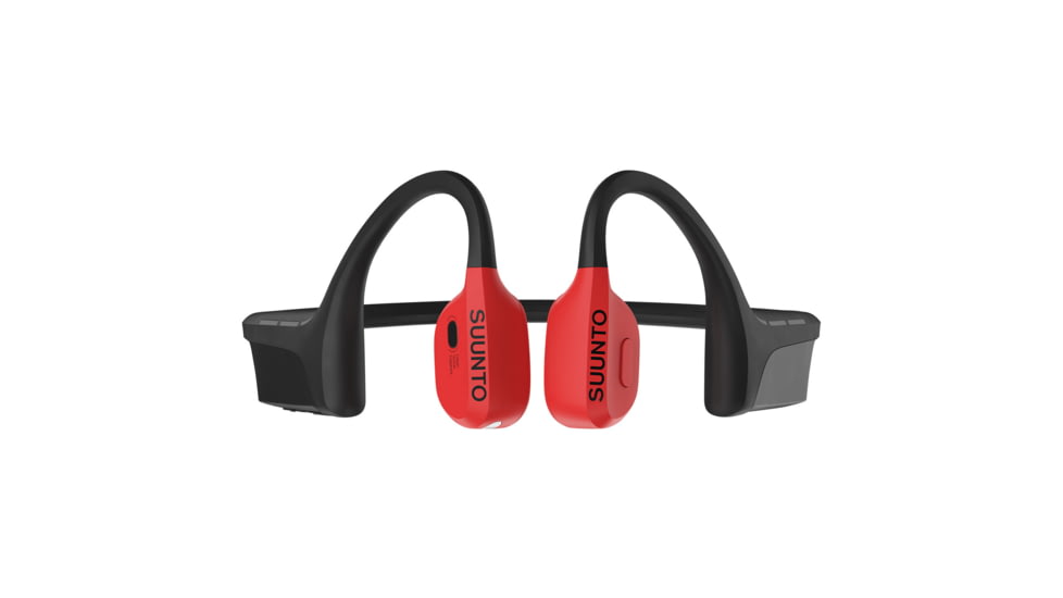Suunto Wing Headphones, Black/Lava Red, One Size, SS050944000