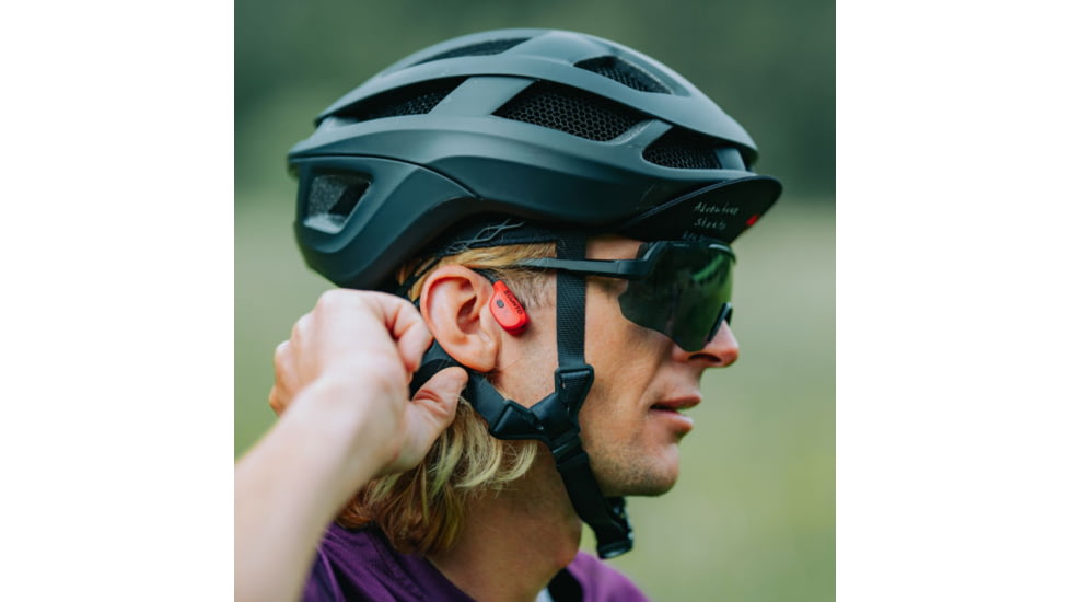 Suunto Wing Headphones, Black/Lava Red, One Size, SS050944000