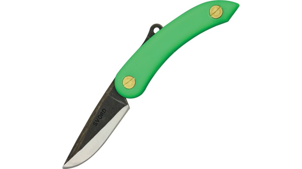 Svord Mini Peasant Green Fold Knife, Swedish high carbon tool steel blade SV142