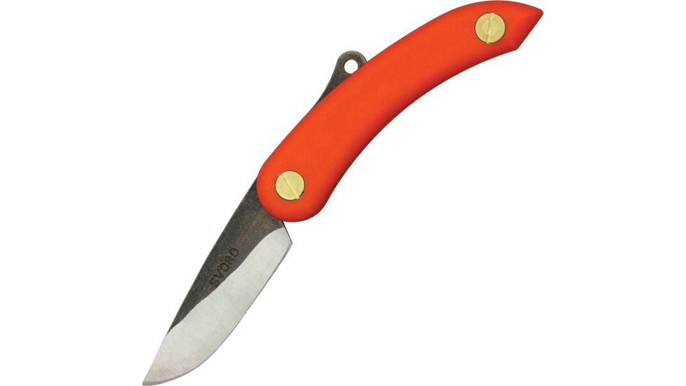 Svord Mini Peasant Orange Fold Knife, Swedish high carbon tool steel blade SV145