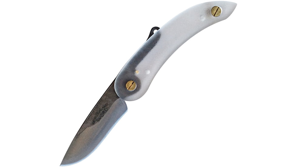 Svord Peasant Knife Crystal Polycarb, 2.5 15N20 steel blade, Clear polycarbonate handle, PKC1