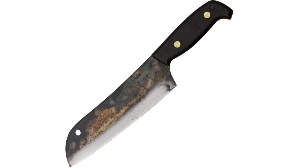 Svord Santoku Kitchen Knife,7.5in,Santoku Blade,Molded Black Polycarbonate Handle SVSKU