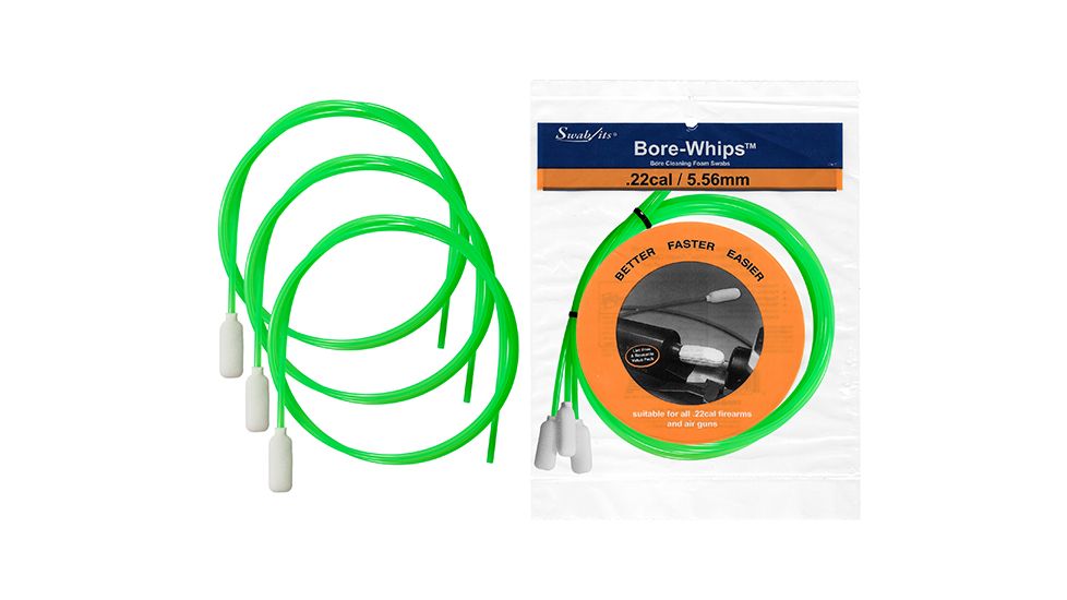 Swab-its  .22cal, 5.56mm Pull-Thru Gun Cleaning Bore-Whips - Pull Through Cleaning Swabs, 42-0022