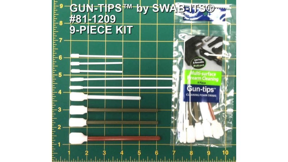Swab-Its Gun-Tips Cleaning Kit, Cleaning Swabs, 81-1209
