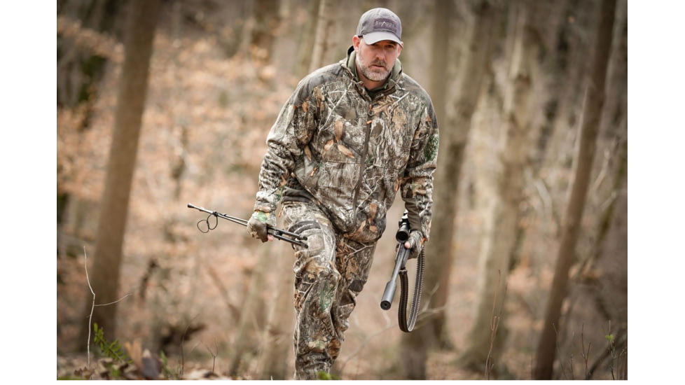 Swagger Stalker Lite XL Shooting Stick, 45 - 65 inches, Black, SWAG-ST-LITEXL