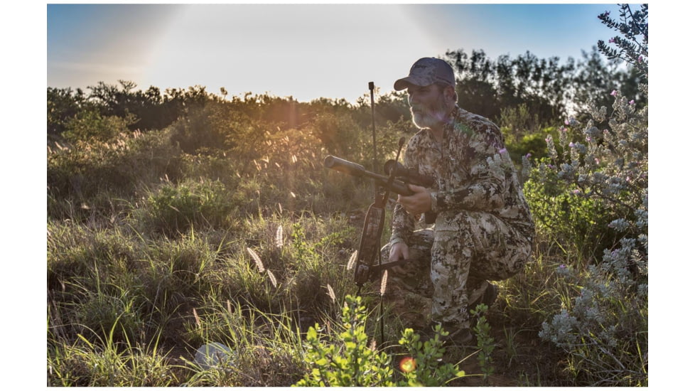 Swagger Stalker Lite XL Shooting Stick, 45 - 65 inches, Black, SWAG-ST-LITEXL