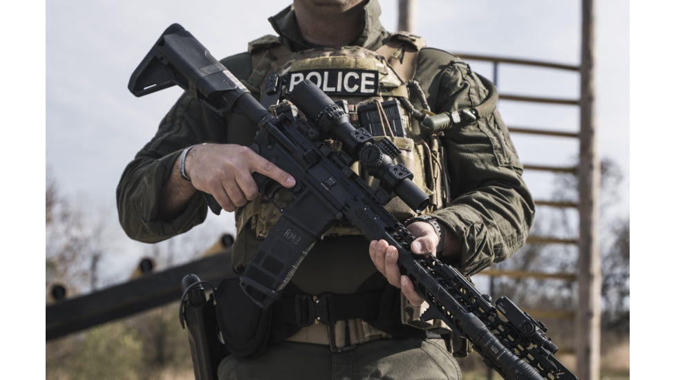 Swampfox Arrowhead LPVO Rifle Scope, 1-8x24mm, 30mm Tube, Second Focal Plane, BDC Reticle, Black, ARH18241-B