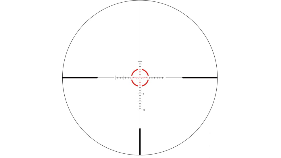 Swampfox Arrowhead Series 1-8x24mm SFP IR Red MIL 30mm Tube Riflescope, Black, ARH1824-RL